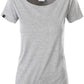 JAN 8007 ― Damen Bio-Baumwolle T-Shirt - Melange Heather Grau