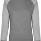 MMT 0520 ― Damen Bi-Color Sweatshirt - Grau Solid / Melange
