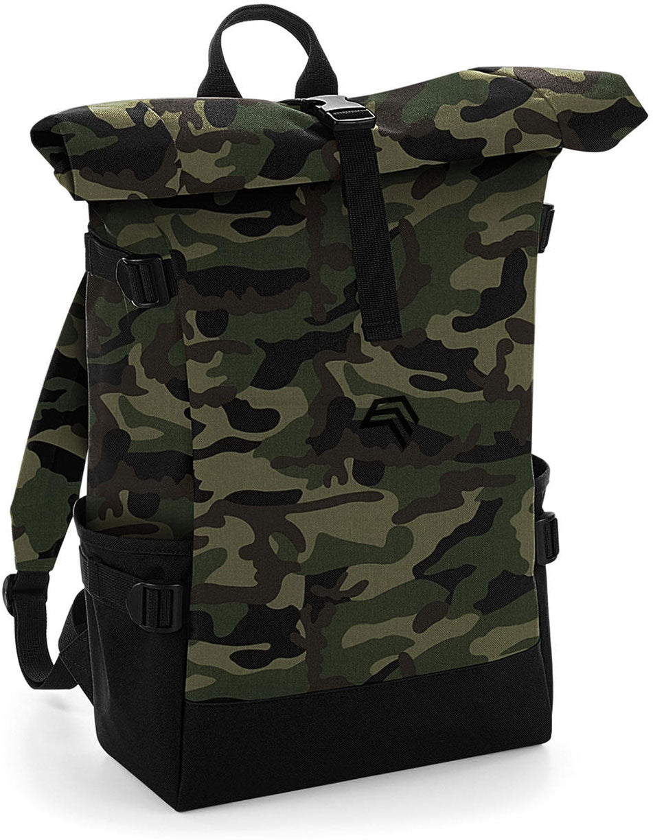 BGS 0858 Block Roll Top Backpack