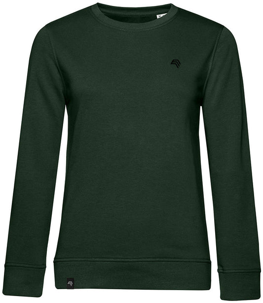 BAC W32B ― Weiches Damen Bio-Baumwolle Sweatshirt - Forest Grün