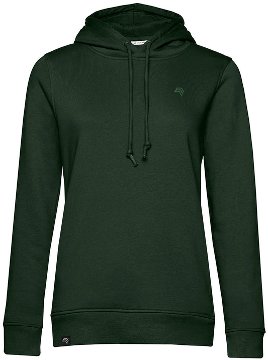 BAC W34B ― Weicher Damen Bio-Baumwolle Hoodie - Forest Grün