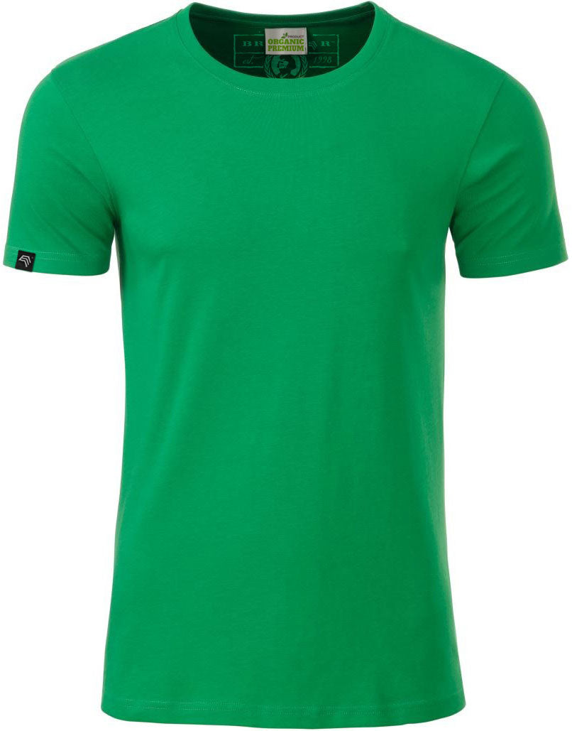 JAN 8008 ― Herren Bio-Baumwolle T-Shirt - Fern Grün