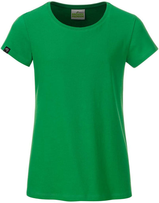 JAN 8007G ― Kinder/Mädchen Bio-Baumwolle T-Shirt - Fern Grün
