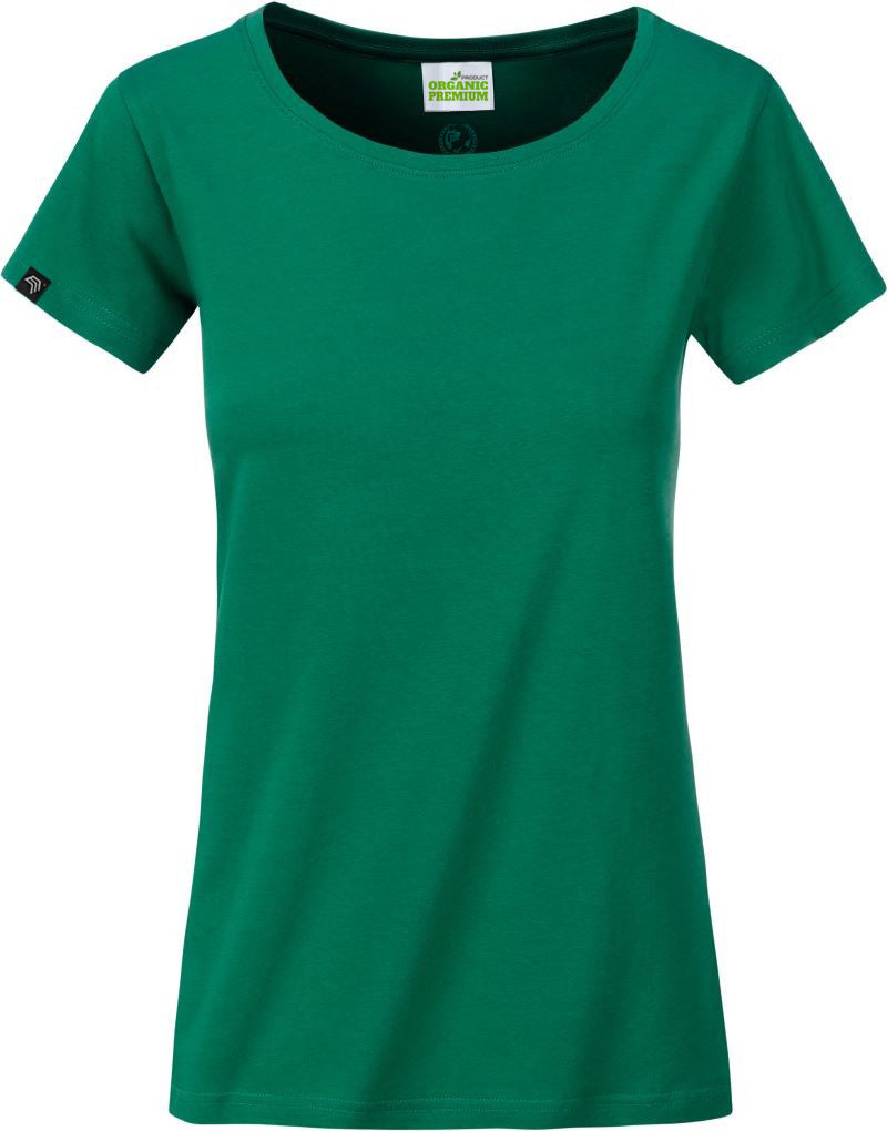 JAN 8007 ― Damen Bio-Baumwolle T-Shirt - Irish Grün