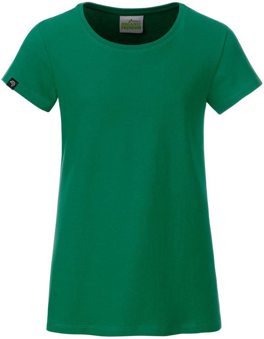 JAN 8007G ― Kinder/Mädchen Bio-Baumwolle T-Shirt - Irish Grün
