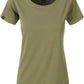 JAN 8007 ― Damen Bio-Baumwolle T-Shirt - Khaki Grün