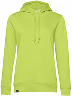 BAC W34B ― Soft Organic Cotton Hoodie for Women - Yellow Lime Green