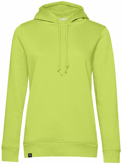 BAC W34B ― Weicher Damen Bio-Baumwolle Hoodie - Gelb Lime Grün