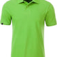 JAN 8010 ― Herren Bio-Baumwolle Polo Shirt - Lime Grün