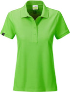 ― % ― JAN 8009 ― Damen Bio-Baumwolle Polo Shirt - Lime Grün / S