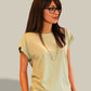 JAN 8005 ― Damen Bio-Baumwolle Fledermaus T-Shirt - Soft Grün