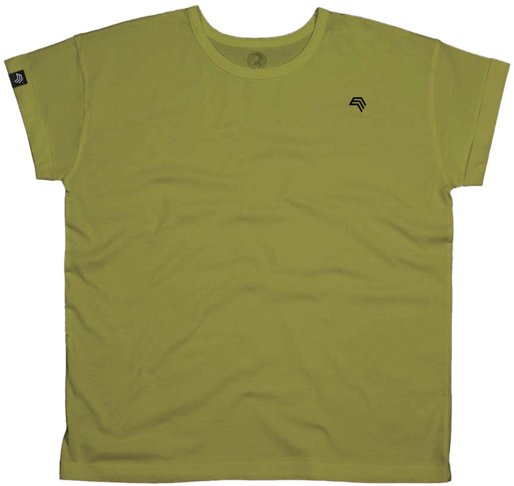 MTS M193 ― Women's Organic Cotton Oversized T-Shirt - Olive Green