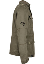 BYB 3116 ― Britannia Field Jacket in Used Look - Army Green