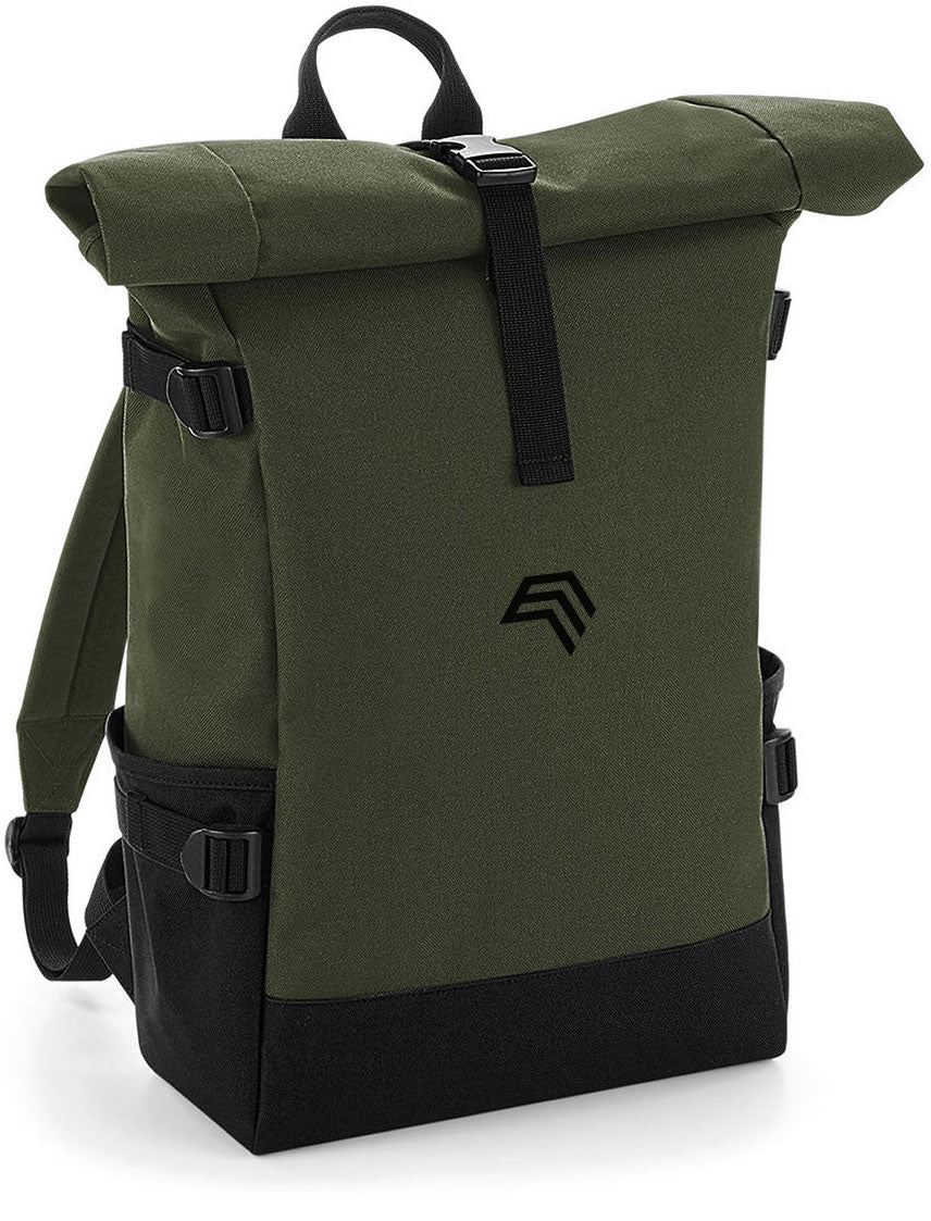 BGS 0858 Block Roll Top Backpack
