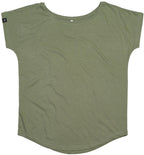 MTS M091 ― Damen Loose Fit T-Shirt Bio-Baumwolle - Soft Olive Grün