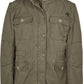 BYB 3116 ― Britannia Feldjacke im Used-Look - Army Grün