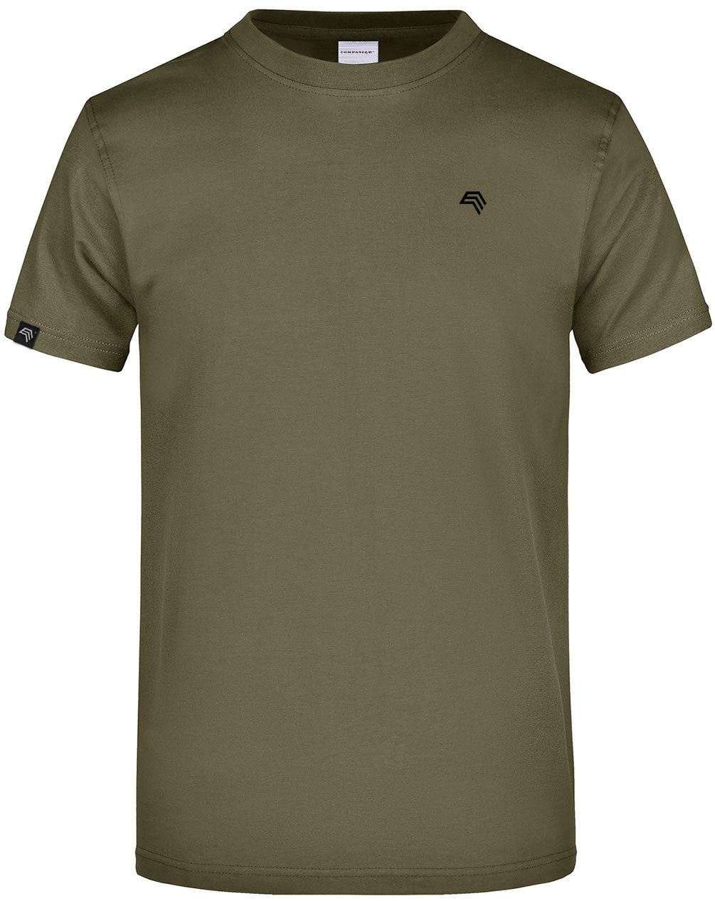 ― % ― JAN 0002/10A ― Herren Komfort T-Shirt - Olive Grün [2XL]