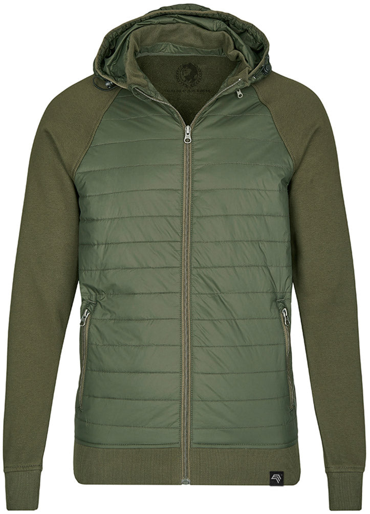 MMT 0810 Hybrid Material-Mix Sweat Jacket