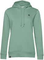 BAC W34B ― Soft Women's Organic Cotton Hoodie - Blue Sage Green