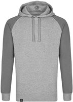 MMT 0611 ― Bi-Color No Pocket Hoodie Sweatshirt - Heather Gray / Solid