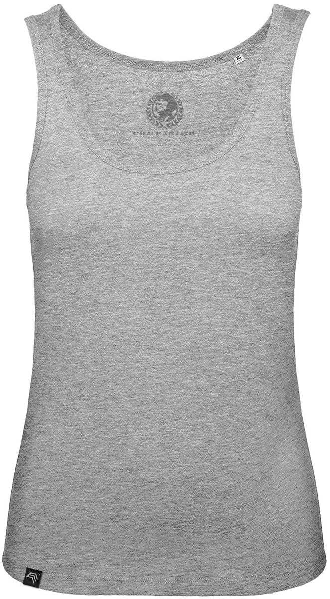 BAC TW073 – Women's Organic Cotton Tank Top - Heather Grey Melange