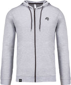 ― % ― KRB K438 ― Lightweight Sweat Jacket - Heather Grau Melange / XS