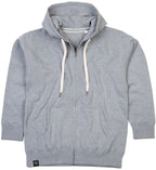 MTS M083 ― Heavy Raglan Sweat Jacket with Organic Cotton - Heather Grey Melange