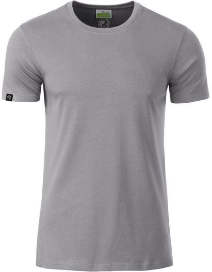 JAN 8008 ― Herren Bio-Baumwolle T-Shirt - Steel Grau