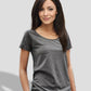 ― % ― JAN 8003 ― Damen Bio-Baumwolle T-Shirt mit Brusttasche - Navy Blau [XS]