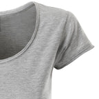 JMS 0108 ― Damen Rollsaum T-Shirt mit Bio-Baumwolle