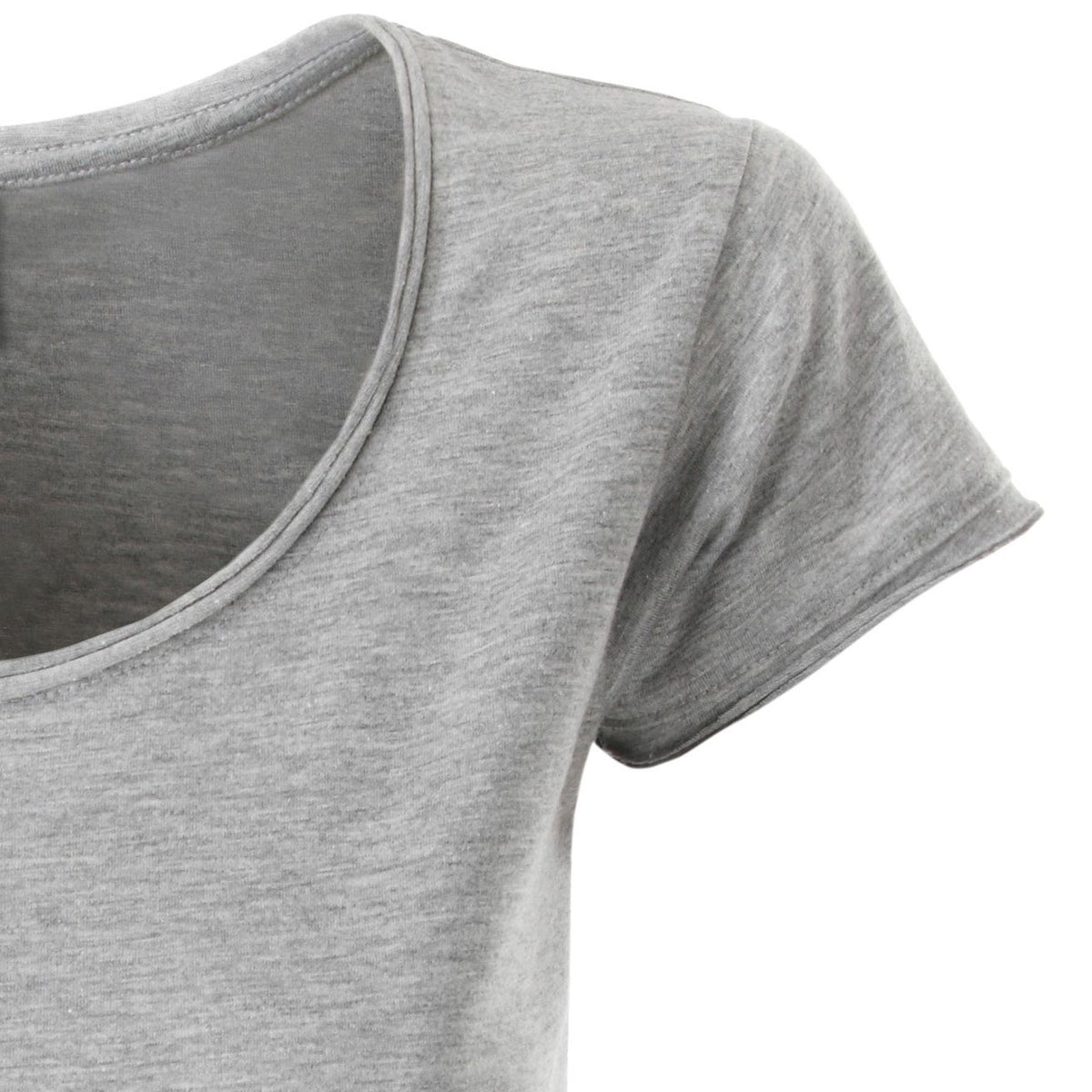 JMS 0108 ― Damen Rollsaum T-Shirt mit Bio-Baumwolle