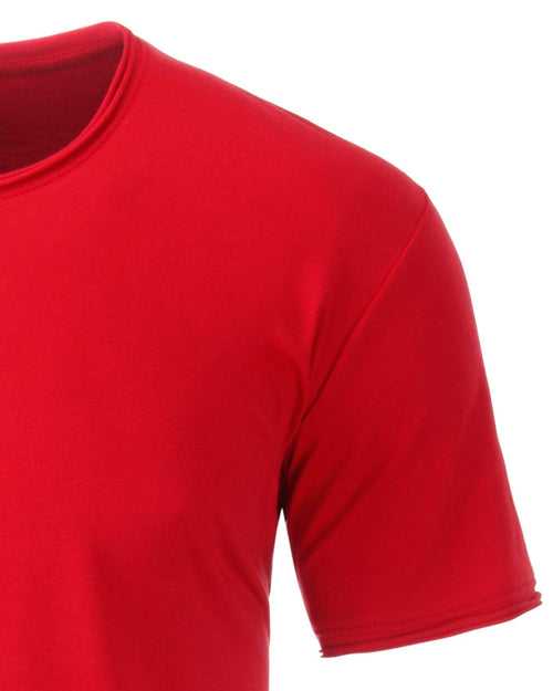 ―%― JMS 0208 ― Herren Bio-Baumwolle Rollsaum T-Shirt