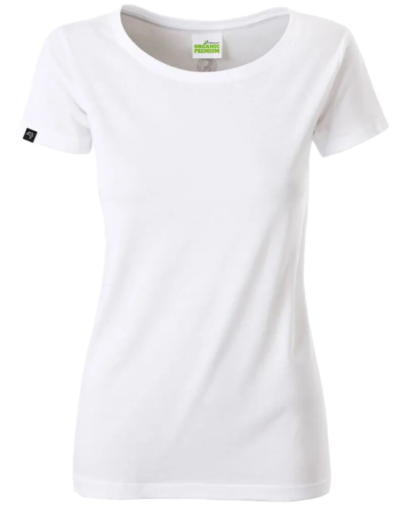 JAN 8007 ― Damen Bio-Baumwolle T-Shirt - Weiß
