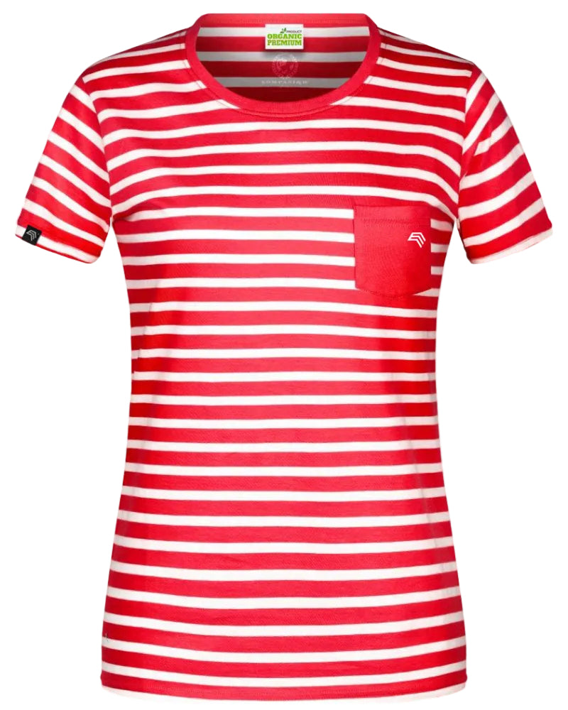 ― % ― JMS 2708 ― Women's Bio-Baumwolle Streifen T-Shirt
