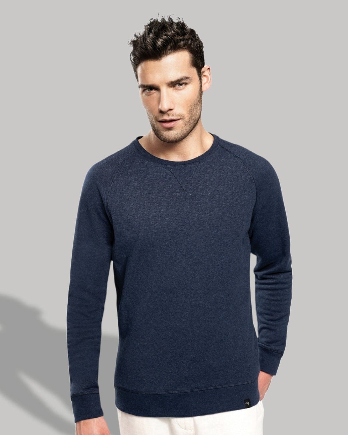 KRB K480 ― Unisex Raglan Sweatshirt mit Bio-Baumwolle - Lemon Gelb