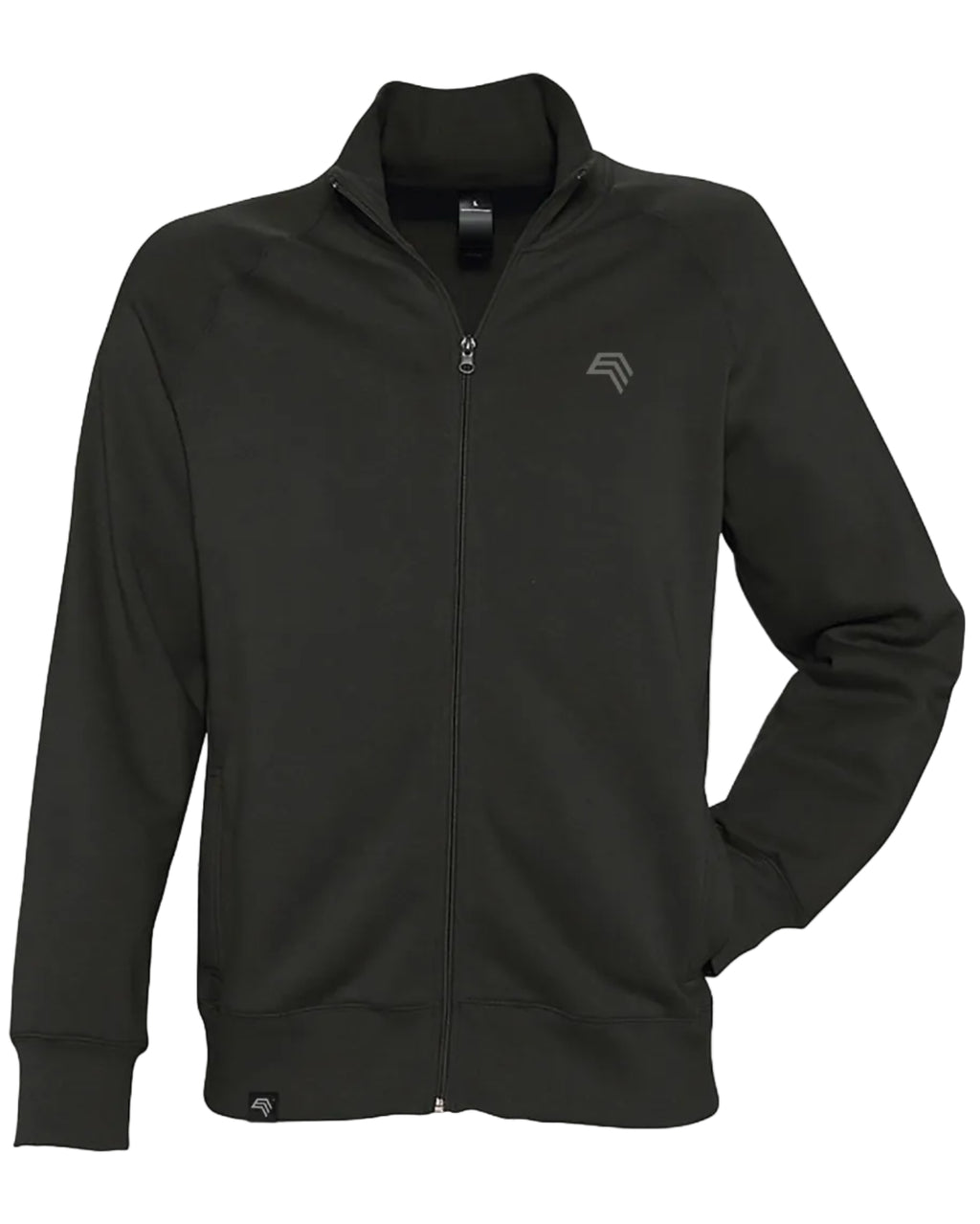 LLS 0274 ― Raglan Sweat Jacket mit Stehkragen
