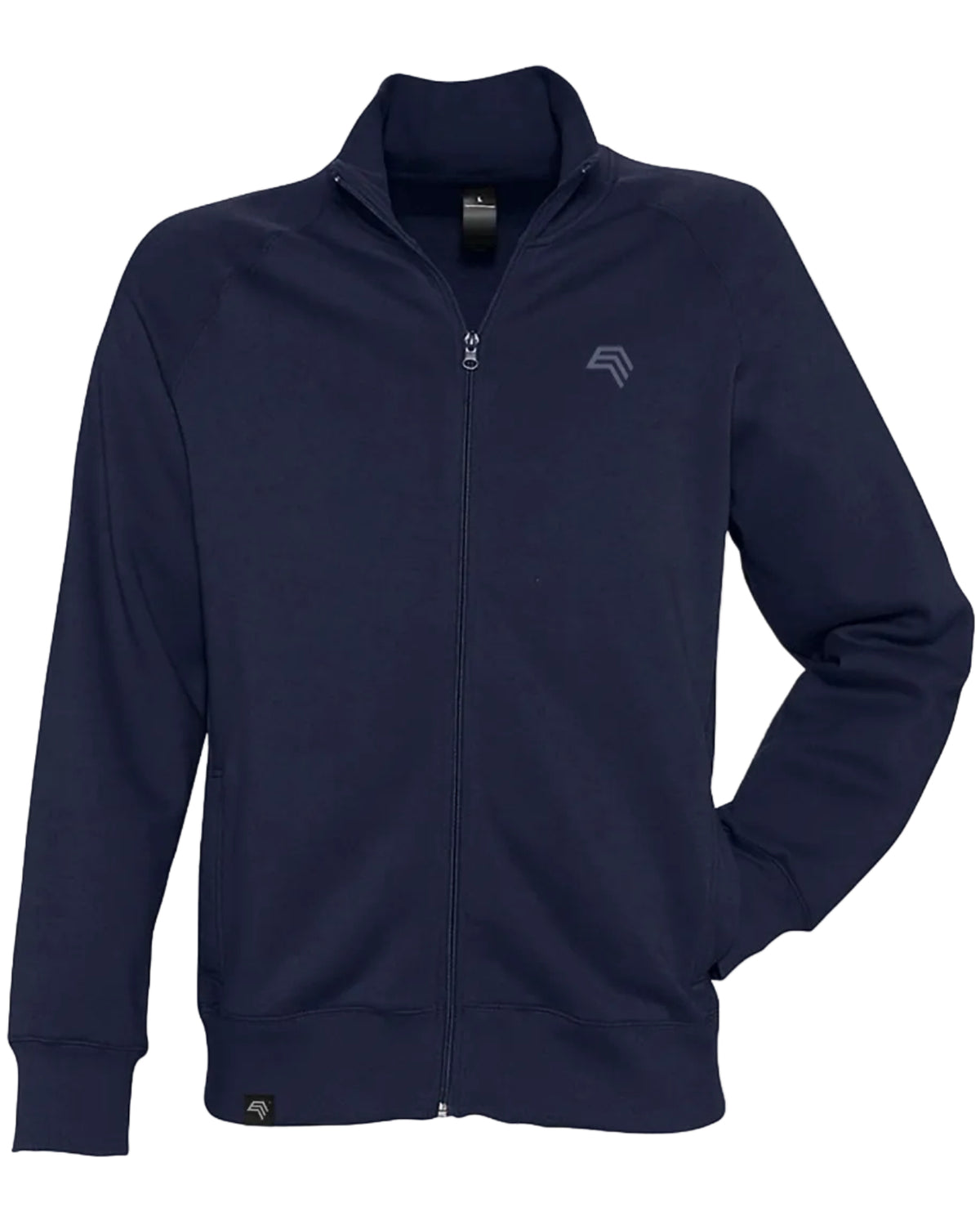 LLS 0274 ― Raglan Sweat Jacket mit Stehkragen