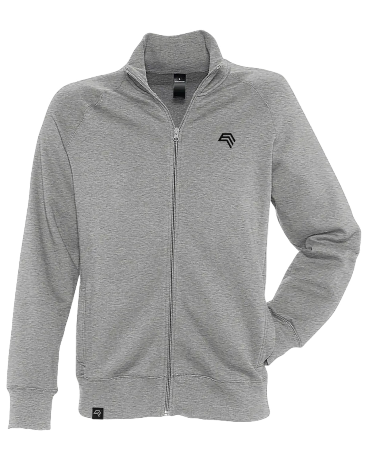 LLS 0274 ― Raglan Sweat Jacket mit Stehkragen
