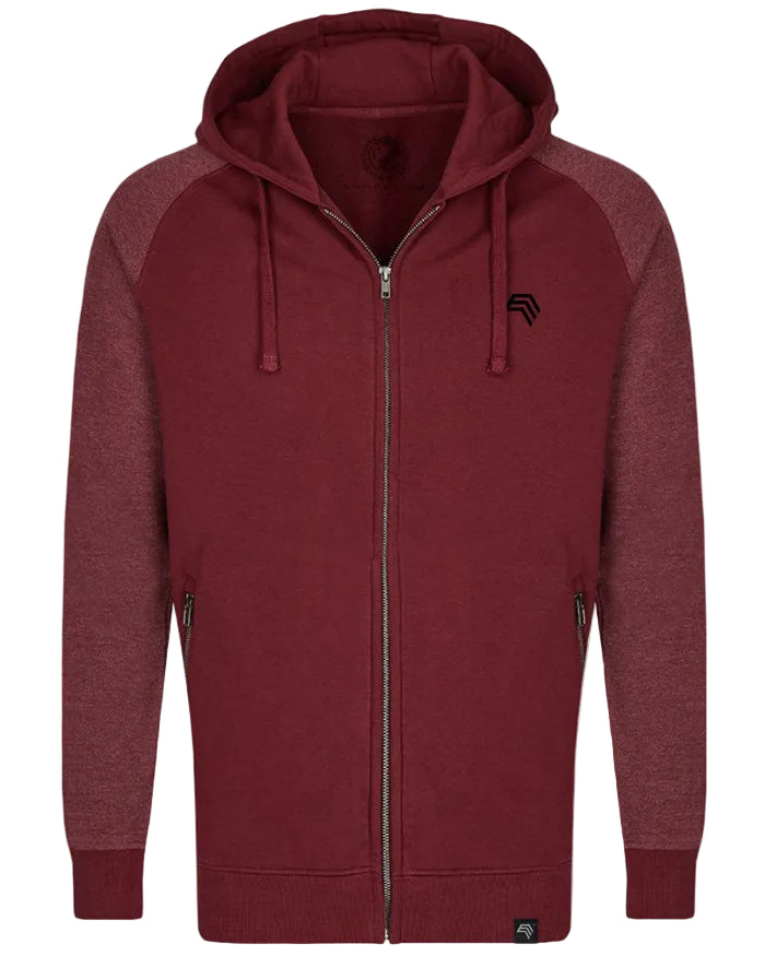 MMT 017Y ― Unisex Bi-Color Raglan Hooded Jacket