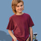 JAN 8008B ― Kinder/Jungen Bio-Baumwolle T-Shirt - Bordeaux Wein Rot