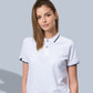 MTS M192 Women's Bio-Baumwolle Polo Shirt mit Knöpfen aus Kokosnuss-Schalen