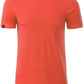 JAN 8008 ― Herren Bio-Baumwolle T-Shirt - Rot Orange Coral