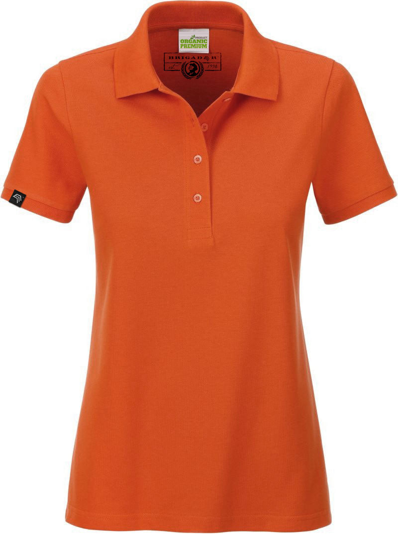 JAN 8009 ― Damen Bio-Baumwolle Polo Shirt - Dark Orange