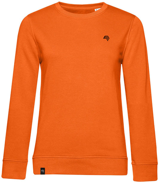 BAC W32B ― Weiches Damen Bio-Baumwolle Sweatshirt - Orange