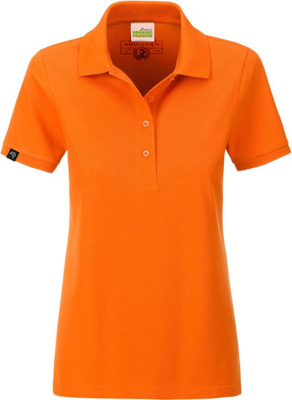 JAN 8009 ― Damen Bio-Baumwolle Polo Shirt - Orange