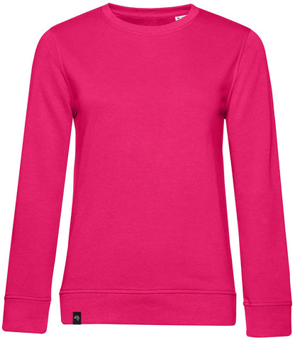 BAC W32B ― Weiches Damen Bio-Baumwolle Sweatshirt - Magenta Pink