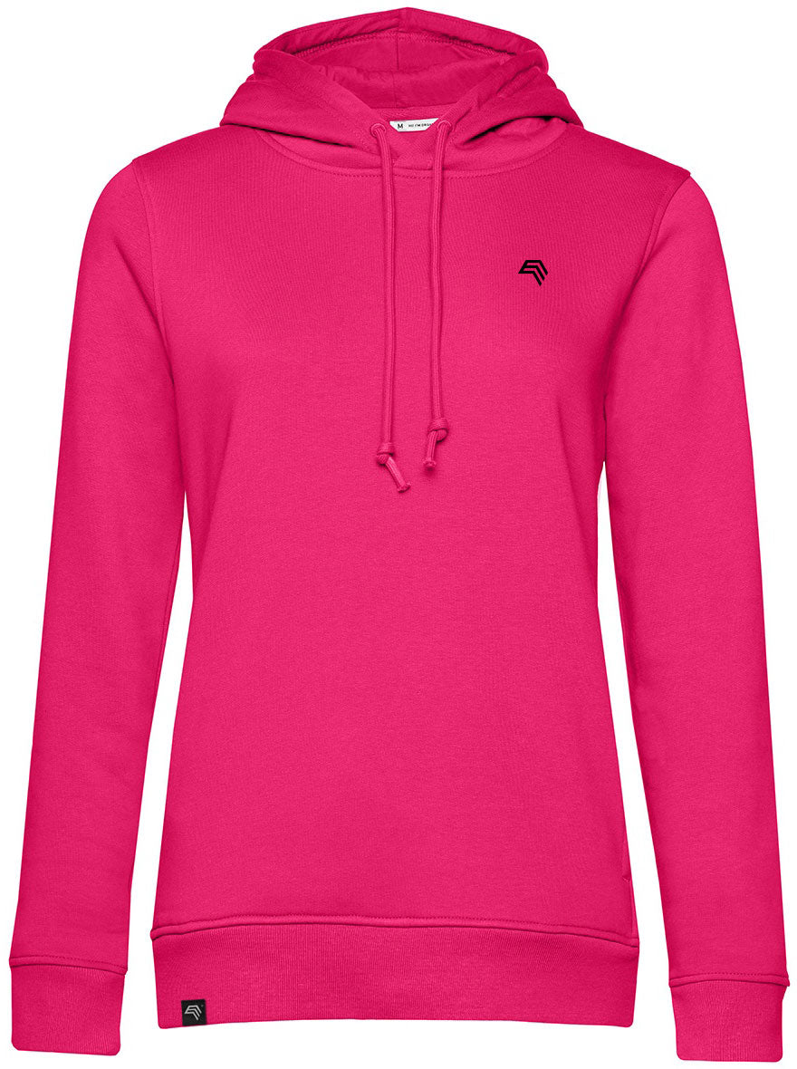 BAC W34B ― Soft Women's Organic Cotton Hoodie - Magenta Pink