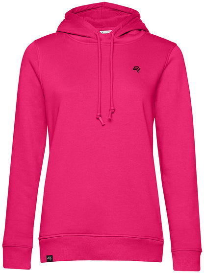 BAC W34B ― Weicher Damen Bio-Baumwolle Hoodie - Magenta Pink