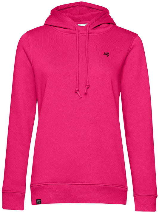 BAC W34B ― Weicher Damen Bio-Baumwolle Hoodie - Magenta Pink