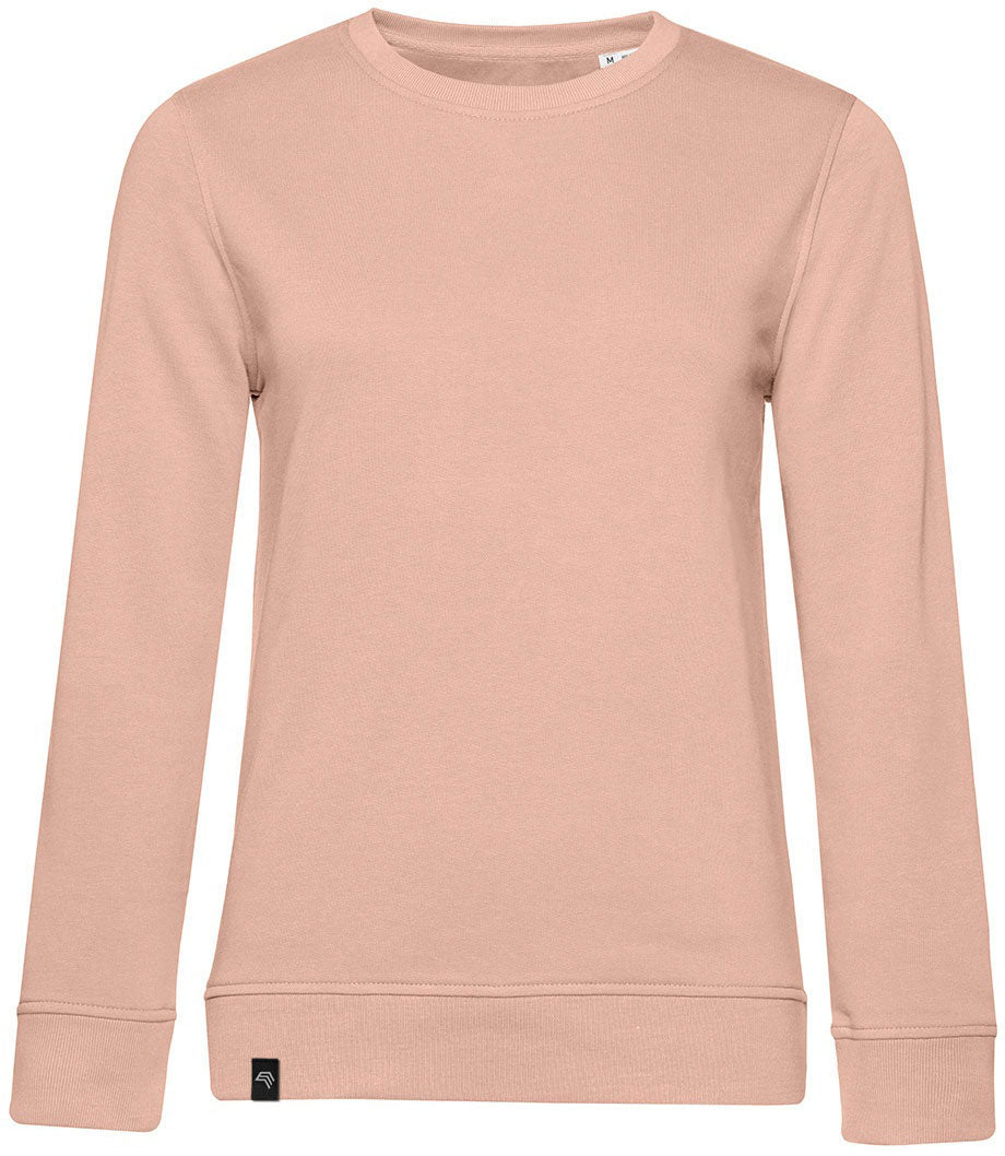 BAC W32B ― Soft Organic Cotton Women's Sweatshirt - Soft Rose Pink
